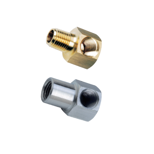 Hex Elbow Male (Brass): 1/8 x 1/8 NPT
